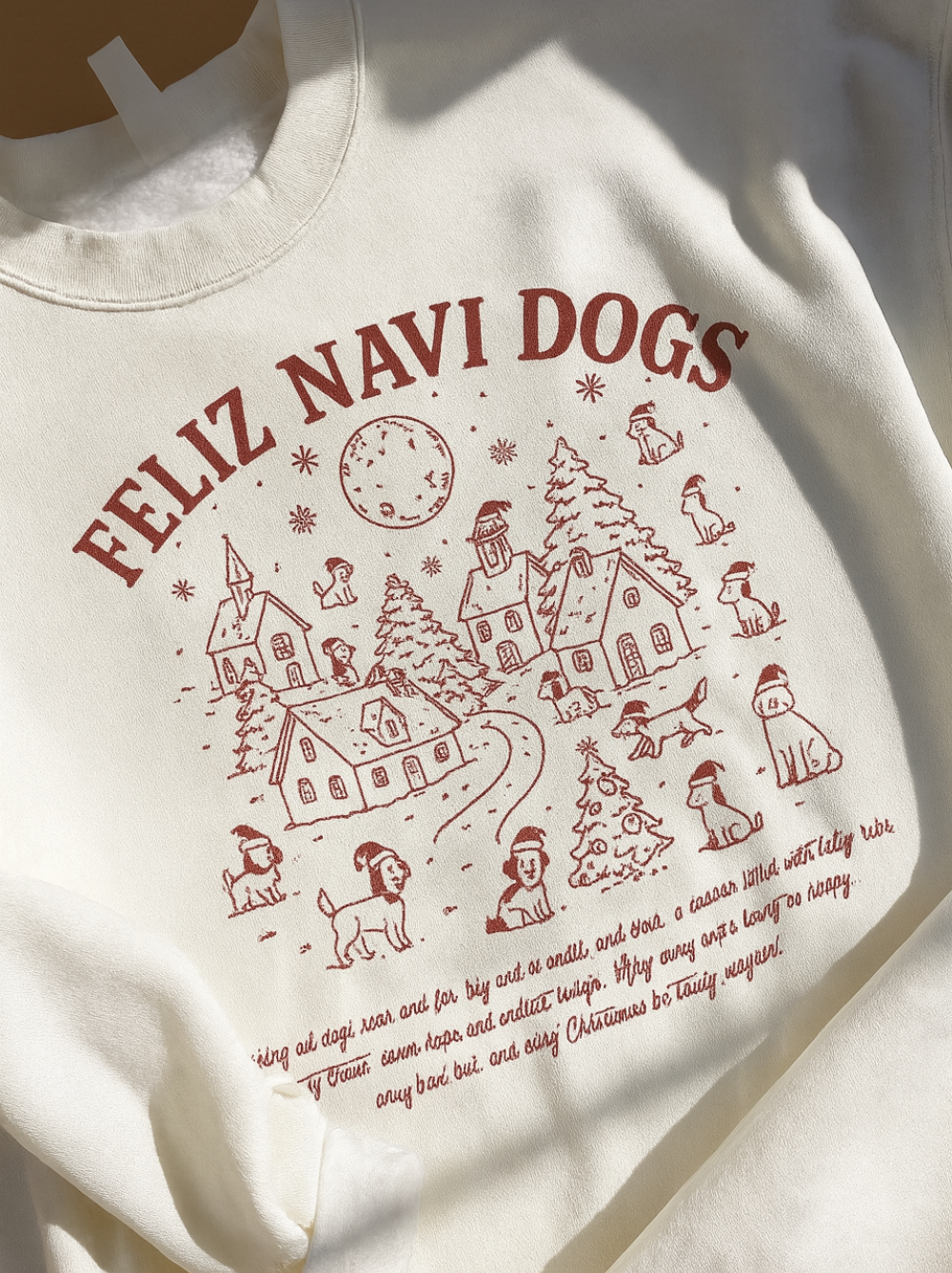 Feliz Navi Dogs Holiday Village Sweatshirt