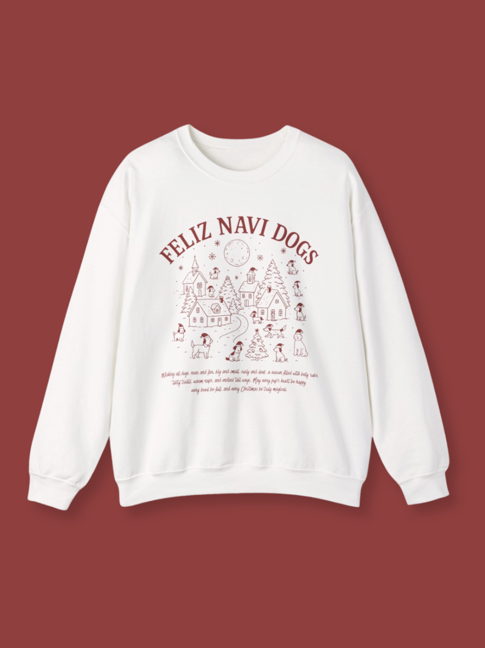 Feliz Navi Dogs Holiday Village Sweatshirt
