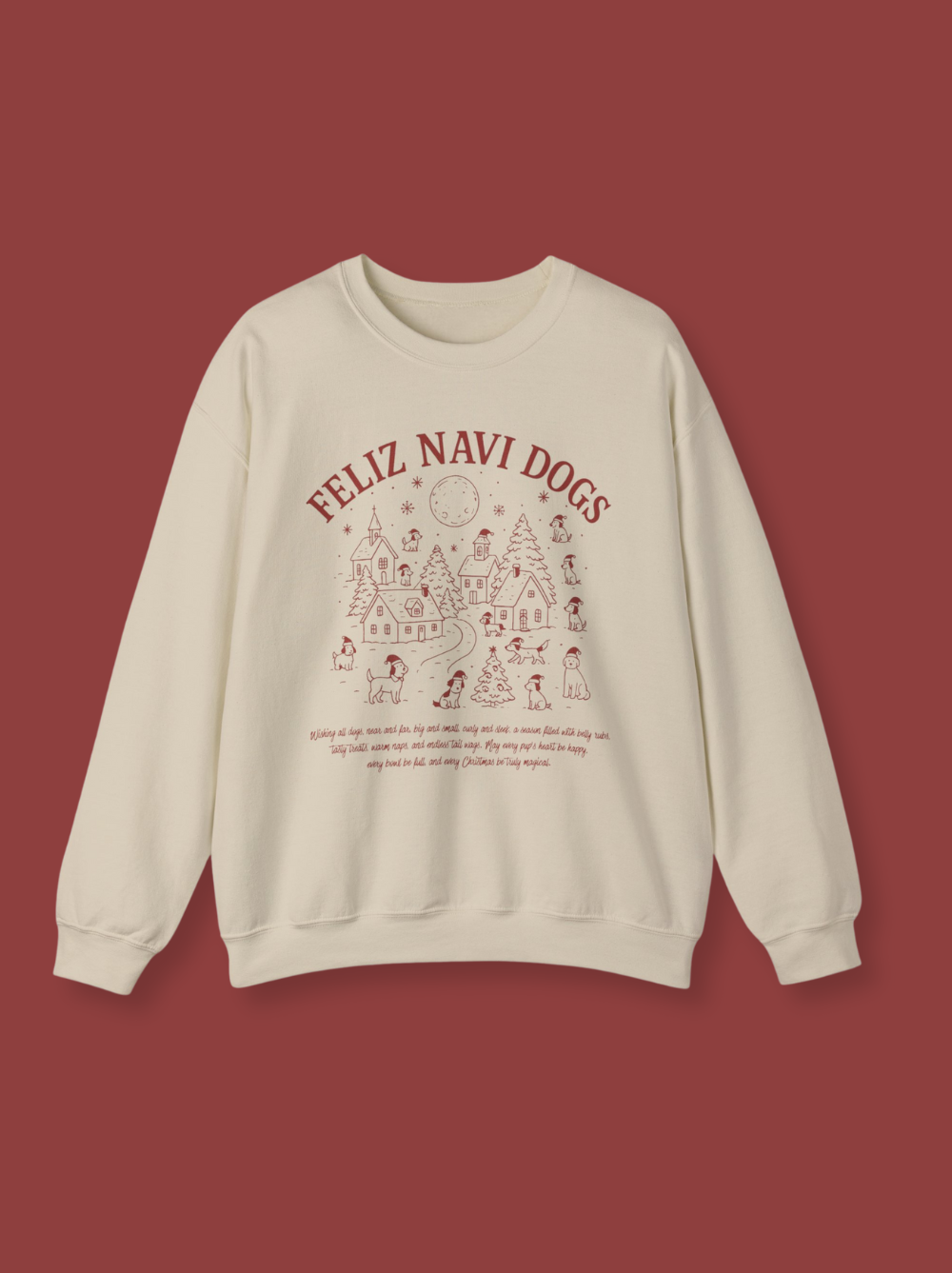 Feliz Navi Dogs Holiday Village Sweatshirt