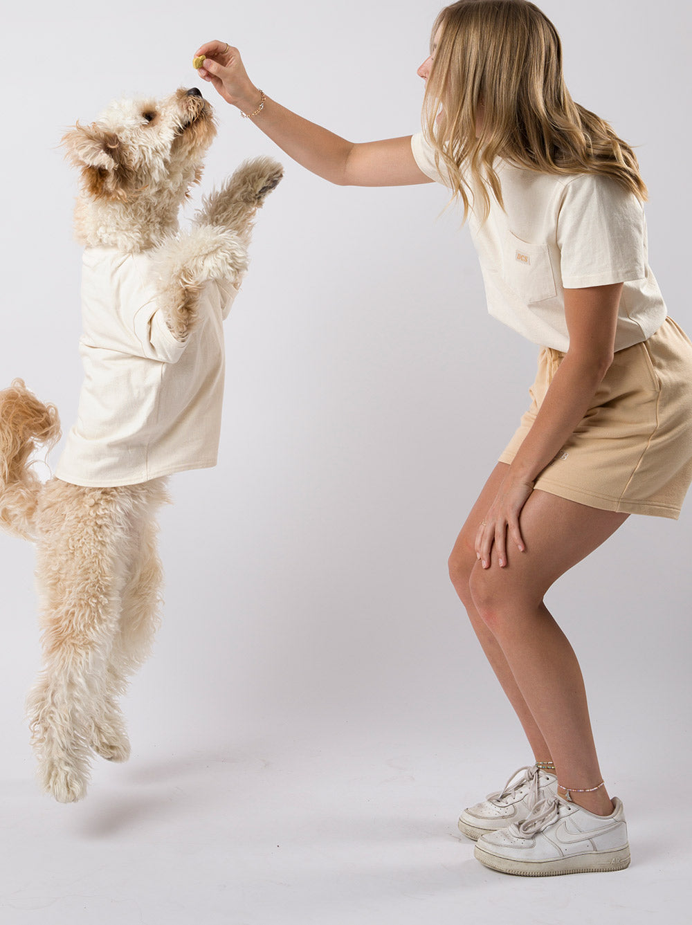 Dog Embroidered Tee