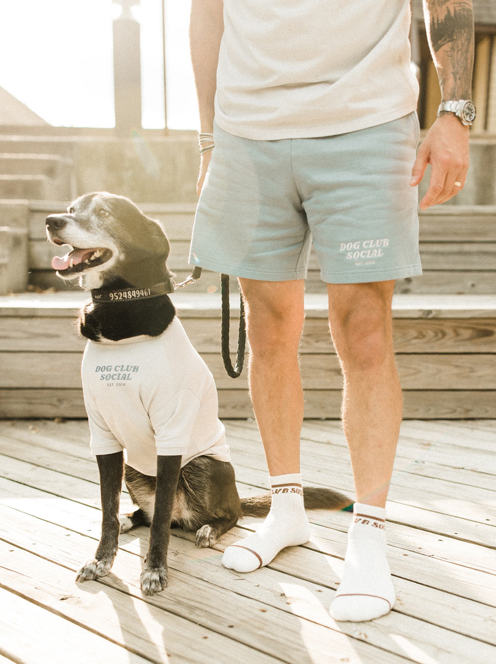 Dog Embroidered Tee