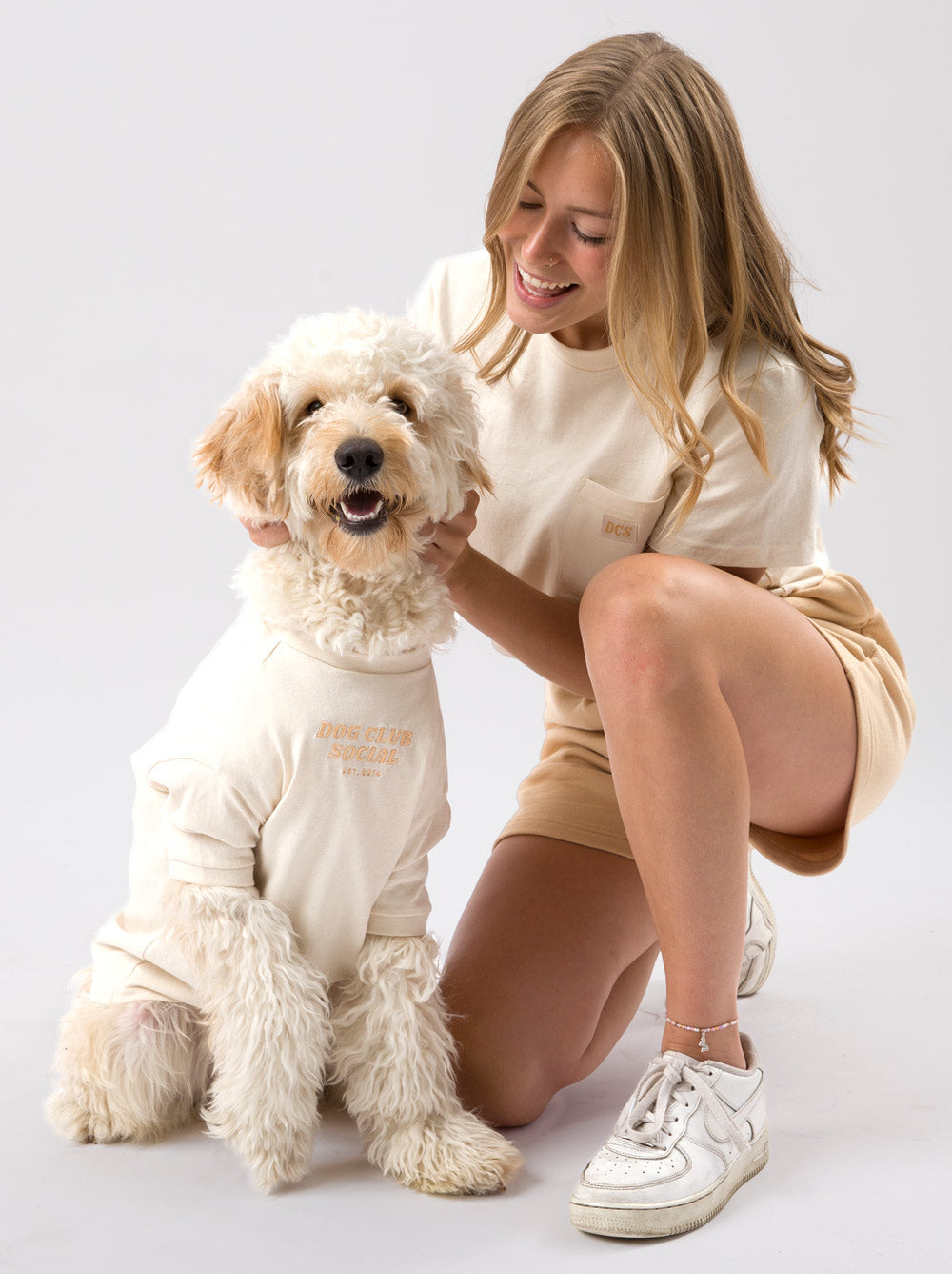 Dog Embroidered Tee