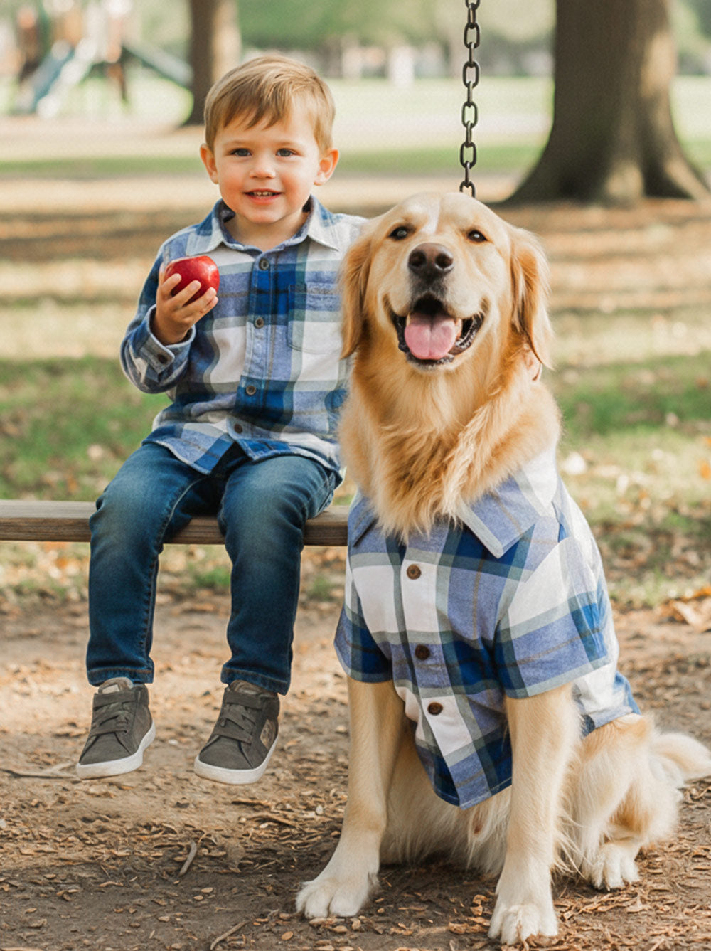 Big Sky Flannel by Dog Threads | Matching Owner & Puppy Clothing Good Thomas Big Sky Flannel by Dog Threads | Matching Owner & Puppy Clothing Good Thomas