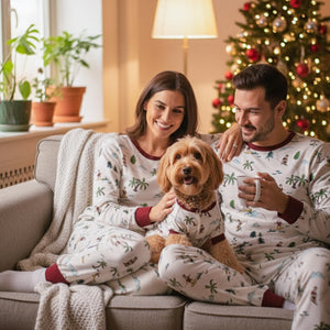 Fun Fam Surfing Santa Pajama (Adult)