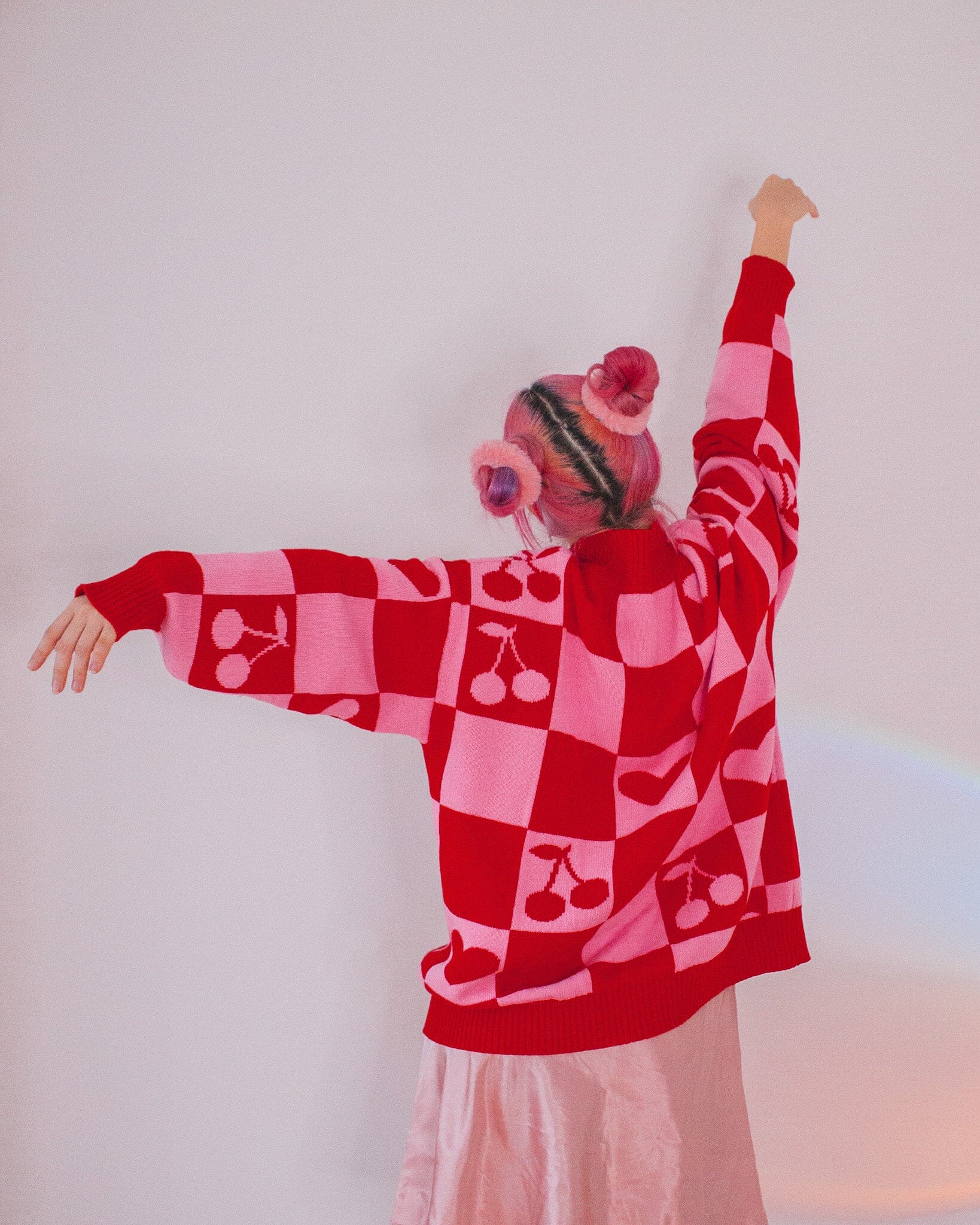 Oversized Human Knitted Love Sweater