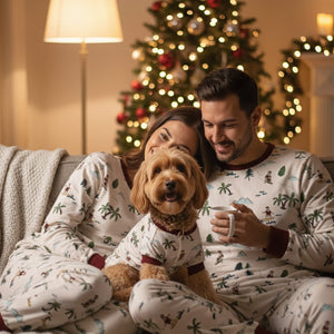Fun Fam Surfing Santa Pajama (Adult)