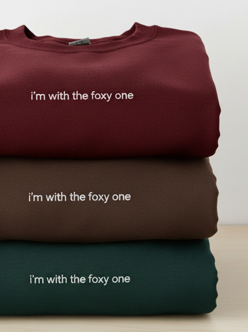 I'm With The Foxy One Crewneck