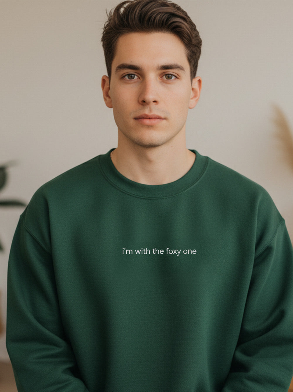 I'm With The Foxy One Crewneck