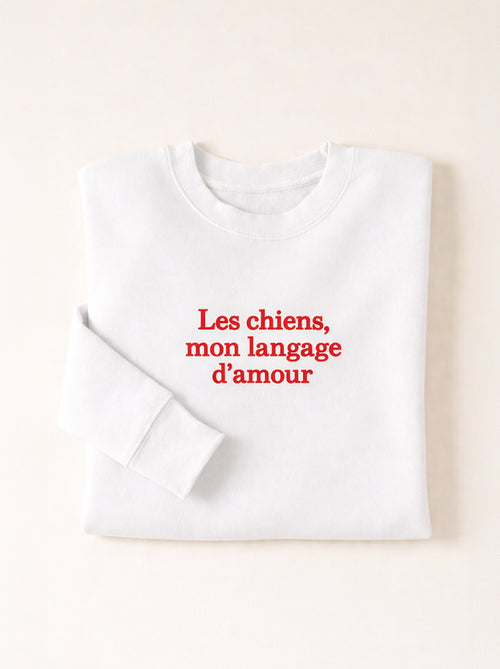 Dogs Are My Love Language Crewneck
