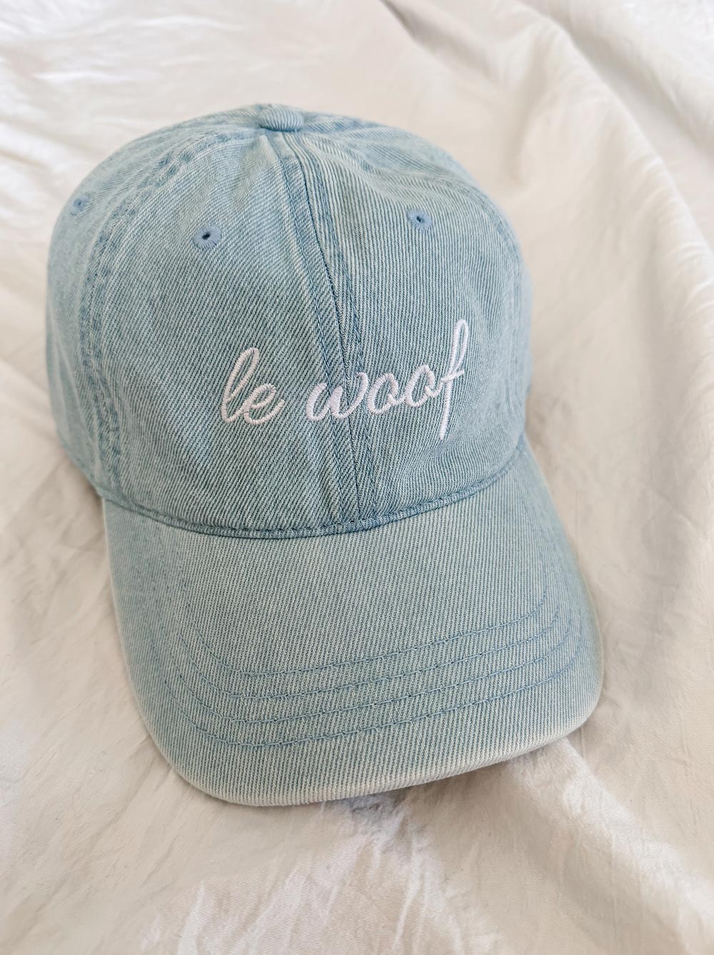 Le Woof Denim Hat