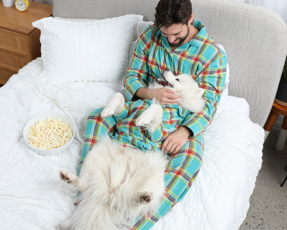 Pajamas for you and your dog sale