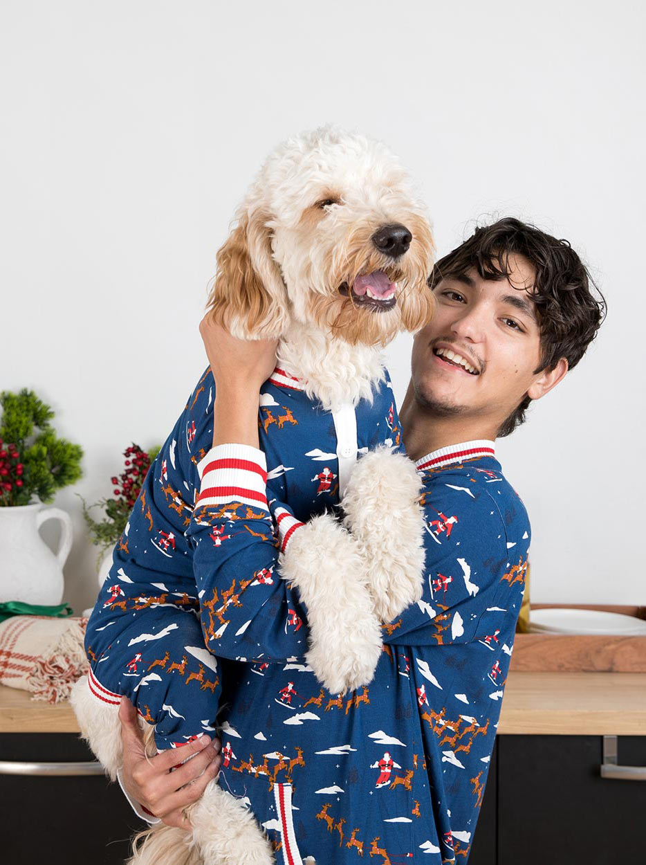 Matching human and fashion dog outfits