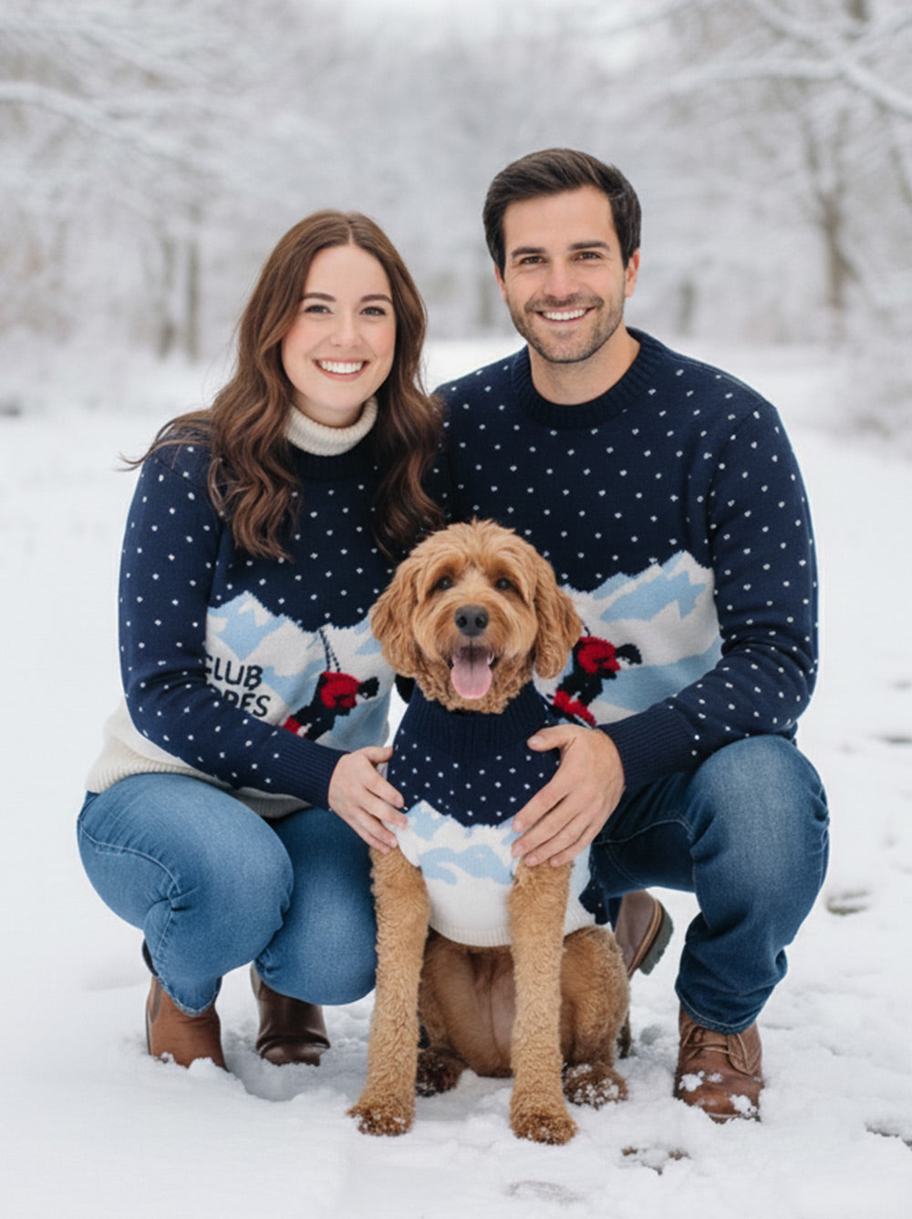 Club Aprés Sweater | Matching Dog & Owner Holiday Sweater by Dog