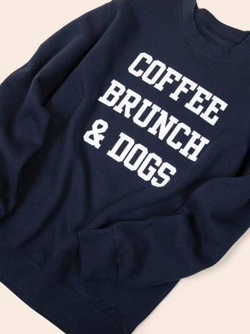 Coffee Brunch & Dogs Crewneck