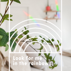 Look For Me In The Rainbows Suncatcher™
