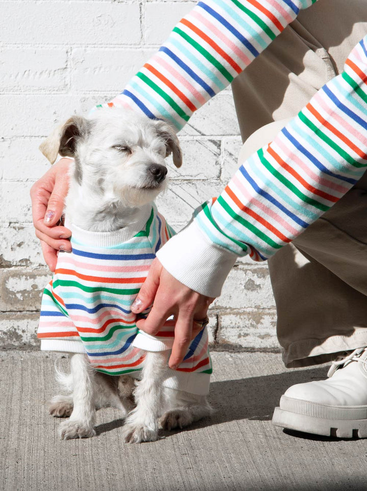 Matching Waffle Knit Pajamas by Dog Threads