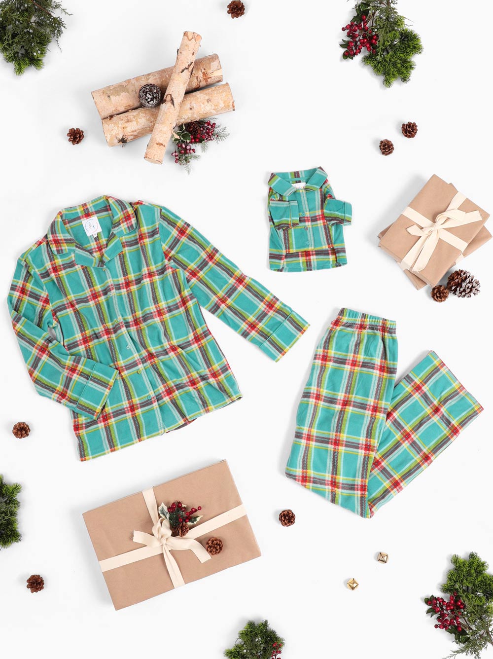 Fleece Plaid Pajama