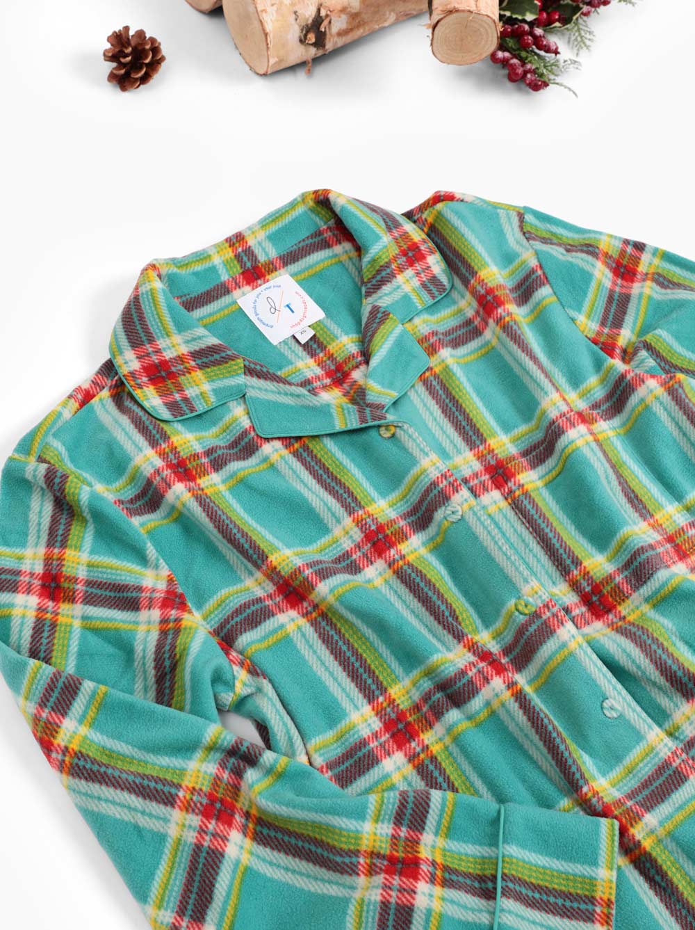 Fleece Plaid Pajama